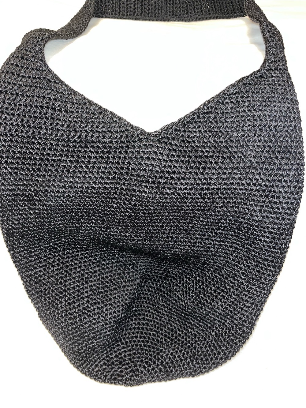 The Sak Black Knit Shoulder Bag - Picture 2 of 6